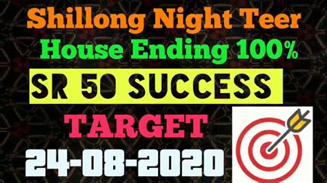 Shillong Night Teer 24082020 Shillong Night Teer Target House