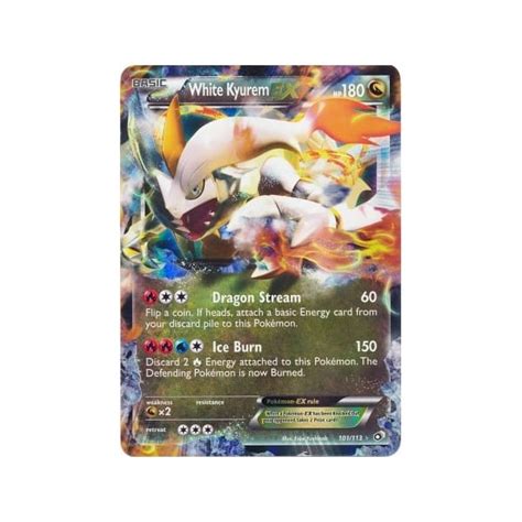 White Kyurem EX Half 101 113 Legendary Treasures Magic Madhouse