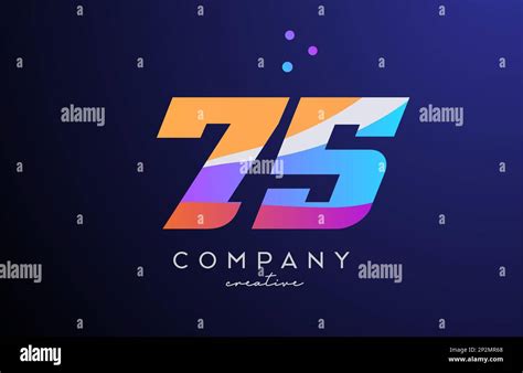 Number 75 Stock Vector Images Alamy