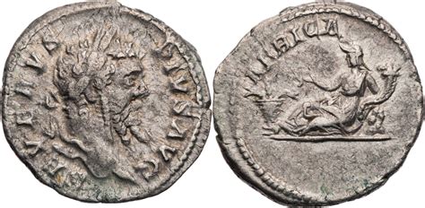 R Mische Kaiserzeit Denar N Chr Septimius Severus Kopf