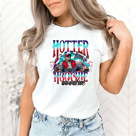 Hotter Than A Hoochie Coochie Shirt Trump Tshirt Donald Trump Summer