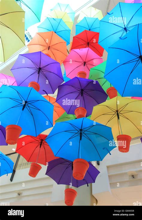 Modern Art With Colourful Umbrellas Hi Res Stock Photography And Images