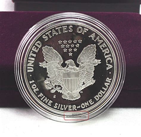 1987 - S 1 Oz Proof Silver American Eagle