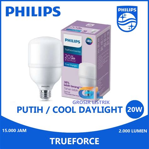 Jual Lampu Philips Led Trueforce Ess W Putih Cool Daylight K