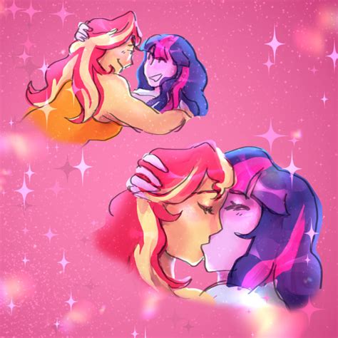 #twilight sparkle x sunset shimmer on Tumblr