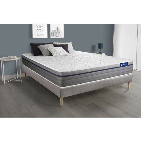 Ensemble Matelas Ressorts Ensach S M Moire De Forme Actiflex Zen X