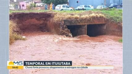 Vídeo Chuva forte atinge Ituiutaba e causa estragos Bom Dia Minas G1