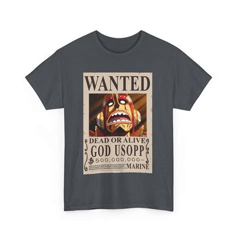 God Usopp, Usopp, Wanted, One Piece Anime Shirt, Straw Hat Pirates