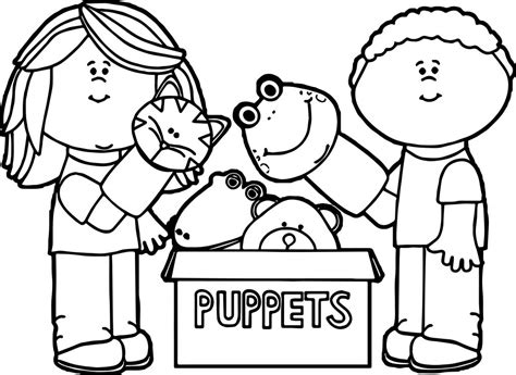 billy the puppet coloring page Puppet coloring pages puppets kids ...