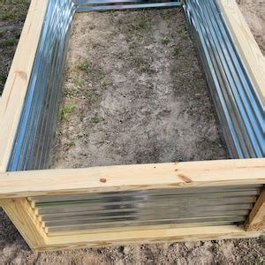 DIY Wood/metal Raised Garden Bed Digital Build Plans - Etsy