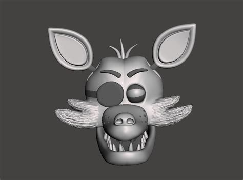 STL File FOXY FIVE NIGHTS AT FREDDY S MOVIE 3D MODEL Model To