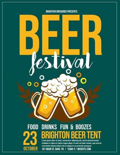 Customize 710 Beer Festival Poster Templates Postermywall