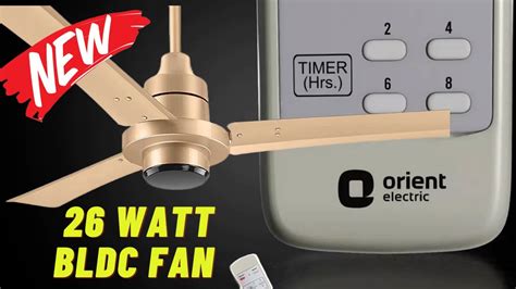 Best BLDC Ceiling Fan With Remote Control Orient Electric I Tome