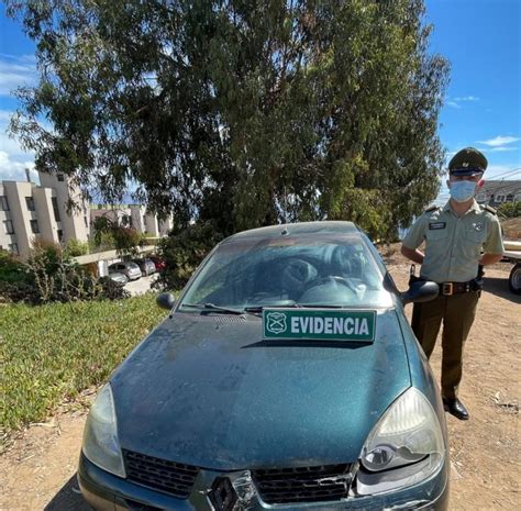 En Reñaca Carabineros recupera auto con encargo vigente por robo con