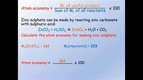 A Simple Guide To Calculating Atom Economy Youtube