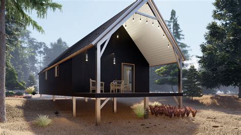 GABLE ROOF CABIN1530 - Nuecosystems