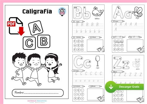 Fichas De Grafomotricidad Del Abecedario Materiales Educativos Para Nbkomputer