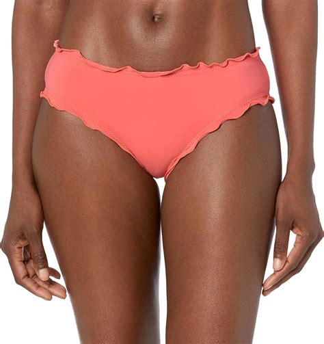 Hobie Junior S Ruffled Hipster Bikini Bottom Swimsuit Coral Reef