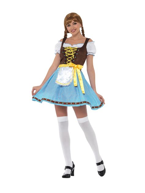 Olga Bavarian Costume Blue And White