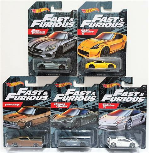 Fast And Furious Toy Cars Hot Wheels