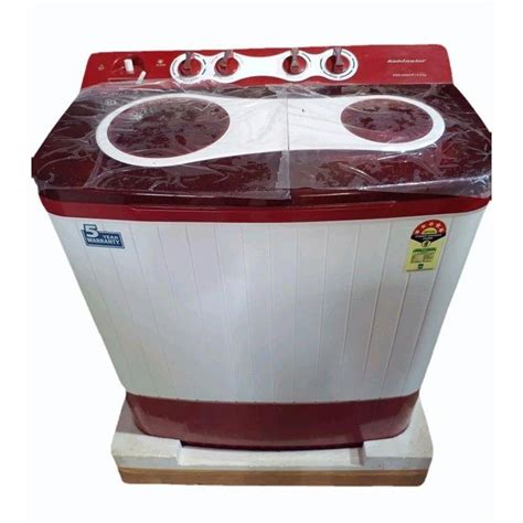 Semi Automatic Top Load Kelvinator KWSA800CR Washing Machine White And