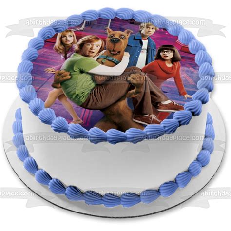 Scooby Doo Shaggy Velma Daphne And Fred Edible Cake Topper Image