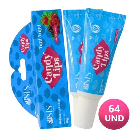 Hidratante Labial - Isis - Hidratante Labial Candy Balm Lips Tutti-Frutti - 64 Unid ...