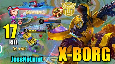 New X Borg Transformers Skin Bumblebee Gameplay 17 Kill X Borg Best