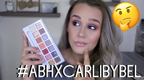 New Abh X Carli Bybel Palette Review And Tutorial Youtube