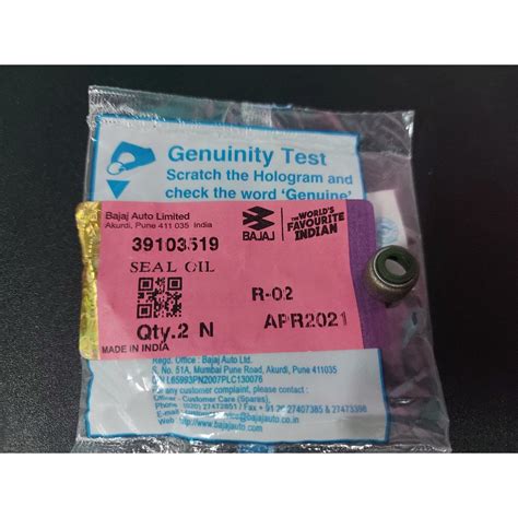 Valve Seal Bajaj Re Original Shopee Philippines