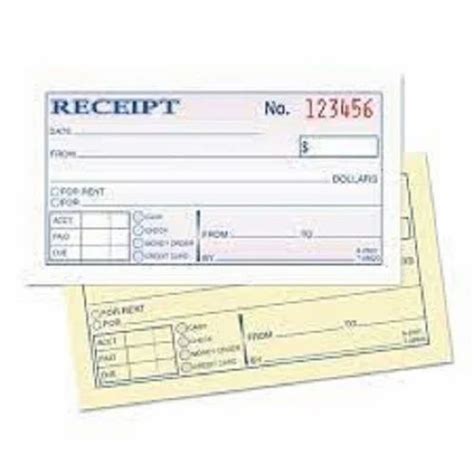 Receipt Book Printing At Rs Piece Book