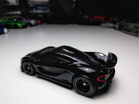 Vehicles Hot Wheels Mclaren P1 Teal Custom Real Rubber Tires Push