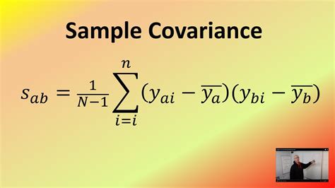 How To Calculate Sample Covariance YouTube