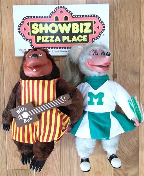 Showbiz Pizza Chuck E Cheese Oh Man I Had Both Of These Guys