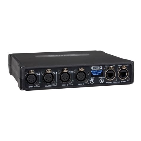 Briteq Bt Node Mk Pin Xlr High Speed Artnet Sacn Node With