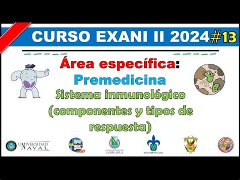 Curso Exani Ii Premedicina Sistema Inmunol Gico Componentes Y