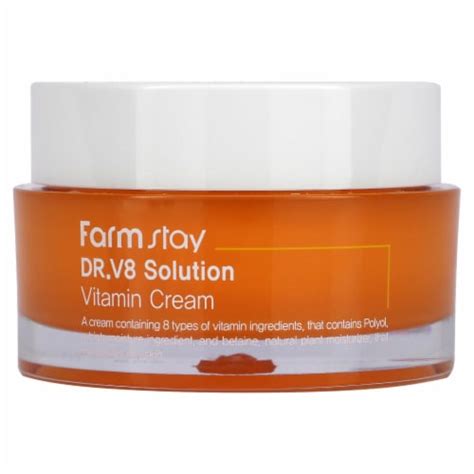 Farmstay Dr V8 Solution Vitamin Cream 1 69 Fl Oz 50 Ml 1 69 Fl Oz