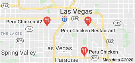 Las Vegas Strip Food Map