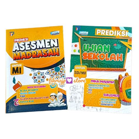 Jual Buku Hots Prediksi Ujian Sekolah Sd Mi Prediksi Asesmen Madrasah