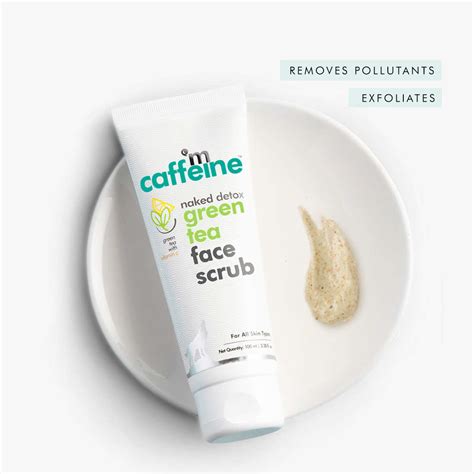 Mcaffeine Naked Detox Green Tea Face Scrub Gm Price Uses Side