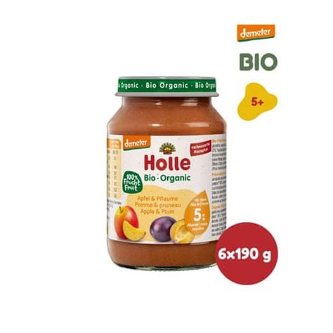 Holle Bio Jablko A Vestka Pro D Ti Od M S Ce X G Mall Cz