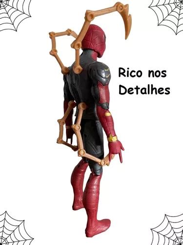 Boneco Homem Aranha 30cm Spider Man Garras Marvel Morte Subi R 79 Em