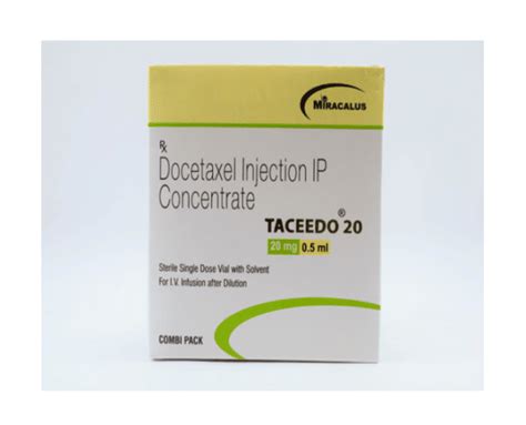 DOCETAXEL 20MG INJECTION TACEEDO DDK Healthcare