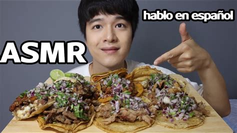 Asmr Comiendo Los Tacos Y Quesadilla Con Carne En Mexico Coreano