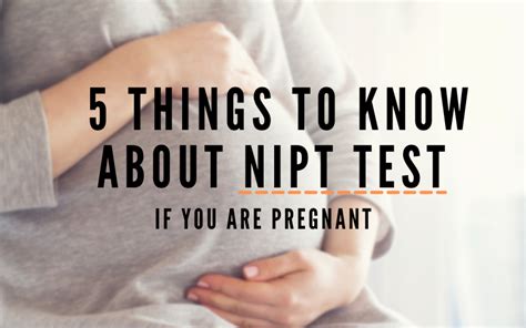 Things To Know About Nipt Test If You Are Pregnant Japan Web Magazine