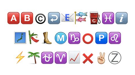 Emoji Alphabet Letters - Letter Format