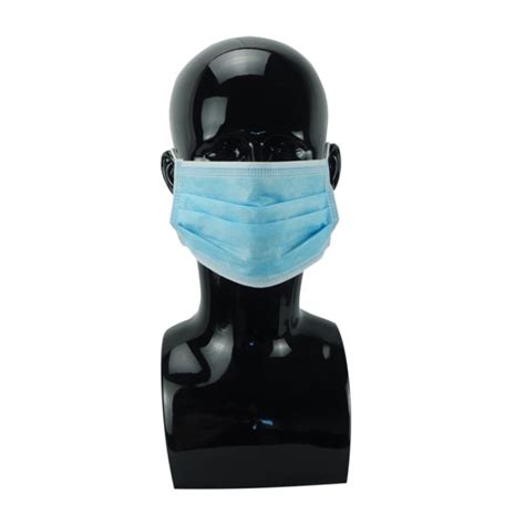 Dk Bl Blue Ply Type Iir Ear Loop Disposable Facemasks Polyco Healthline