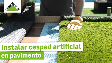 Cómo colocar césped artificial sobre césped natural