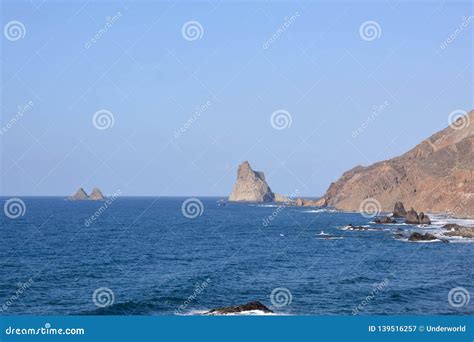 Benijo Beach on the North of Tenerife, Spain Stock Image - Image of ...