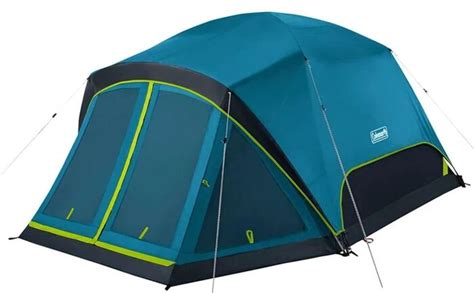 Coleman Skydome 6-Person Screen Room Camping Tent with Dark Room Technology